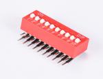 SPST Standary Right angle type dip switch 1~12pins